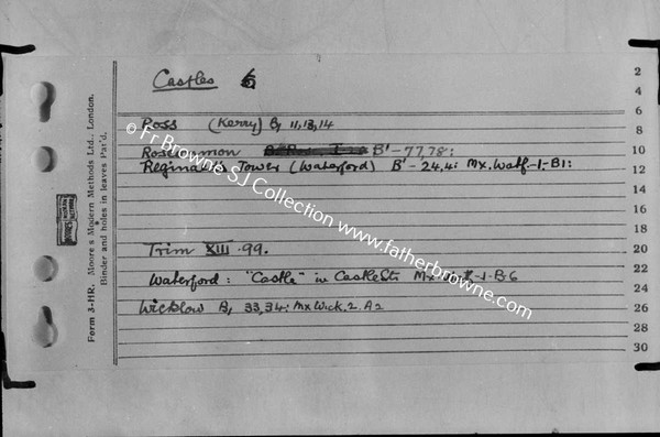 FR BROWNES INDEX